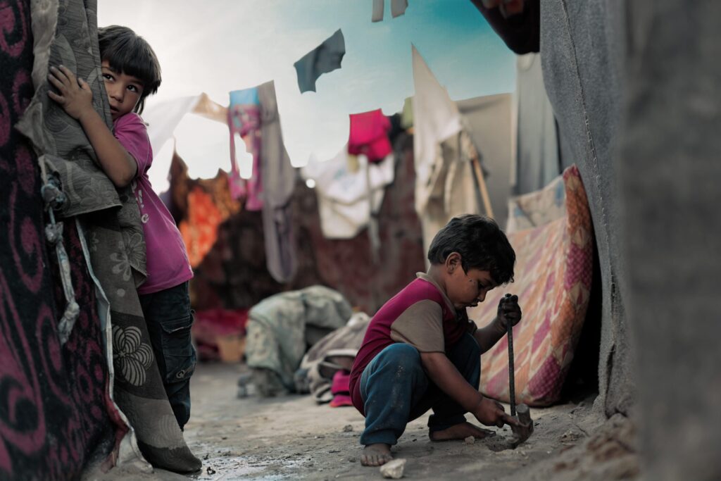 Almost the entire population of Gaza now lives in poverty.